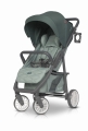 EURO-CART FLEX Jungle – lekki zielony wózek spacerowy z amortyzowanymi kołami, idealny na miasto i dłuższe spacery w terenie