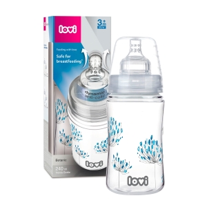 LOVI (21/584) Butelka do karmienia Trends Botanic 240 ml