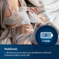 Lovi prolactis 3D soft mobilny laktator, ładowanie poporzez USB