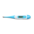 Termometr medyczny Babyono 788 w kolorze biało-niebieskim, cyfrowy wyświetlacz LCD