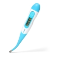 Babyono 788 termometr elektroniczny z elastyczną końcówką i wyświetlaczem LCD, pokazujący wynik 36,6°C