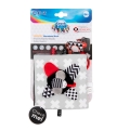 Canpol babies 68-081 Pluszowa kontrastowa książeczka edukacyjna SENSORY TOYS