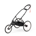 Cybex Avi konstrukcja wózka spacerowego black pink różowe detale