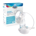 Canpol babies EasyStart Electric Breast Pump zawiera laktator elektryczny, butelkę, akcesoria i oryginalne opakowanie.