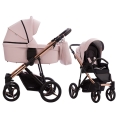 Pastelowy róż w wydaniu Premium! Bebetto Pascal Stella 04 – wózek 2w1 dla rodziców ceniących elegancję i komfort podróży dziecka
