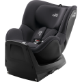 Britax Römer Dualfix Plus w odcieniu Midnight Grey – bezpieczny fotelik 360° i-Size z ISOFIX i regulacją, idealny dla dzieci od narodzin do 4 lat