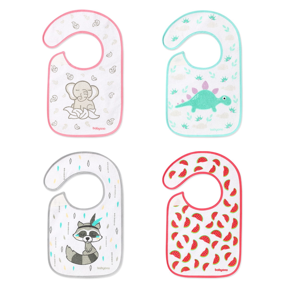 BabyOno 832 Śliniak frotte FLAVOUR EXPLORER