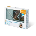 BabyOno (b/938) Okrycie kąpielowe frotte z uszkami HEDGEHOG SPINES