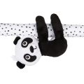 Urocza zawieszka panda z maty Canpol babies – wspiera rozwój wzroku i słuchu dziecka.