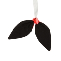 Czarne uszka Canpol babies – element dwustronnej zawieszki karuzeli sensorycznej BabiesBoo.