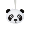 Urocza zawieszka panda Canpol babies – kontrastowa zabawka do karuzeli sensorycznej dla niemowląt, wspiera rozwój wzroku i koordynacji dziecka.
