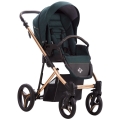 Bebetto Flavio Premium Class Stella – zielony wózek spacerowy z ergonomicznym siedziskiem, lekka konstrukcja rose gold