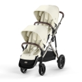 Cybex Gazelle S wózek bliźniaczy-spacerowy seashell beige