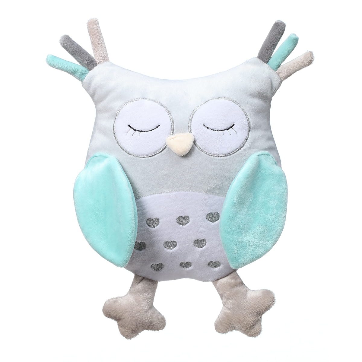Przytulanka dla niemowląt OWL SOFIA turkusowa 441 babyono