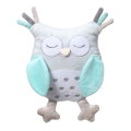 Przytulanka dla niemowląt OWL SOFIA turkusowa 441 babyono