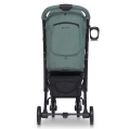 Tył wózka spacerowego Euro-cart VOLT Black Edition z zamkniętą budką i kieszenią na akcesoria