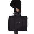 Czarna torba transportowa Euro-cart z uchwytami do przenoszenia wózka spacerowego VOLT Black Edition, idealna w podróży