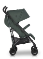 Euro-Cart EZZO lekki wózek spacerowy parasolka w kolorze jungle green – amortyzowane koła, regulowane oparcie i wentylowana budka