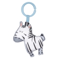 Miękka zawieszka zebra z serii Canpol babies SAFARI – zabawka sensoryczna do maty edukacyjnej.