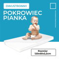 Pokrowiec antyalergiczny materaca piankowego 120x60 z certyfikatem OEKO-TEX