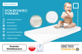 Materac piankowy 120x60 oddychający i łatwy w pielęgnacji do łóżeczka dziecięcego