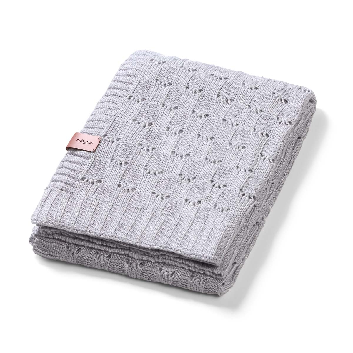 Babyono 1479-02 kocyk wykonany z naturalnej dzianiny bambusowej