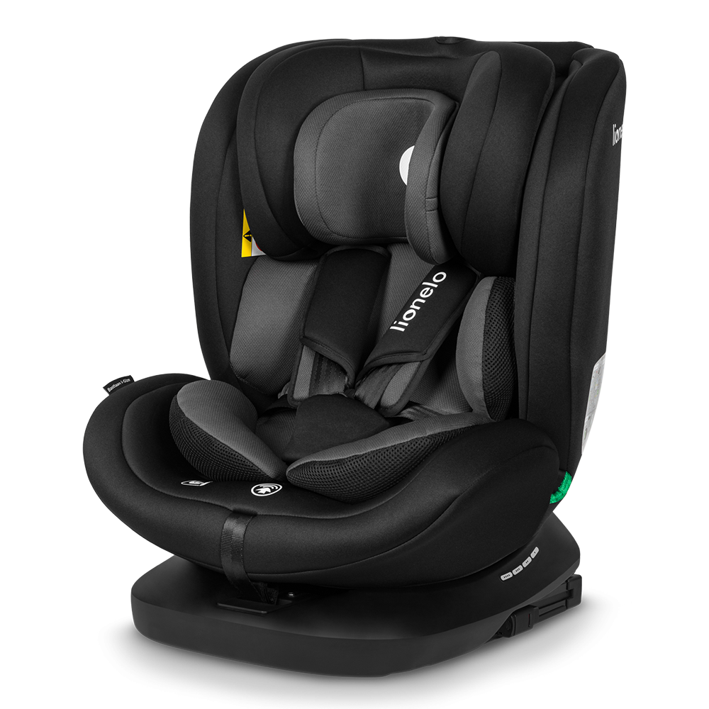 Lionelo fotelik samochodowy Bastiaan i-Size black grey szary