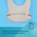 Canpol babies 51-029 praktyczna kieszonka zatrzymuje resztki spadającego pokarmu