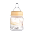 Antykolkowa butelka EasyStart 120 ml Canpol babies z miękkim smoczkiem i delikatnym górskim wzorem. Idealna do karmienia niemowląt, zapobiega połykaniu powietrza.