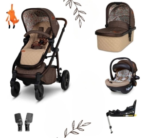 ZESTAW: Wózek 3w1 Cosatto WOW 3 - Foxford Hall + Baza Acorn Isofix  i-Size