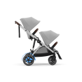 Cybex e-Gazelle wózek spacerowy dla 2 dzieci stone grey
