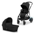 Cybex e-Gazelle wózek dziecięcy 2w1 moon black