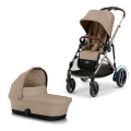 Cybex e-Gazelle wózek dziecięcy 2w1 almond beige