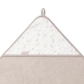 Babyono 1552 wszyty kapturek chroni głowę dziecka przed wychłodzeniem po kąpieli