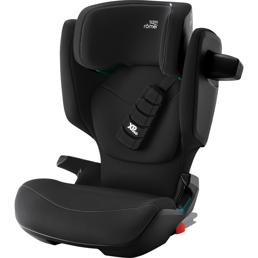 Britax-Römer KIDFIX PRO Classic Space Black – fotelik samochodowy i-Size z XP-PAD i SICT dla dzieci od 3,5 do 12 lat