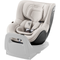 Fotelik samochodowy Britax-Römer Dualfix 5Z w odcieniu beżowym Lux Soft Taupe, obrotowy 360°, wygodny i bezpieczny dla dziecka
