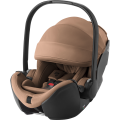 Fotelik samochodowy Britax Römer Baby-Safe Pro w kolorze karmelowym lux Warm Caramel, z wkładką dla niemowląt i wygodnym uchwytem