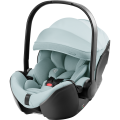 Fotelik samochodowy Britax Römer Baby-Safe Pro w kolorze niebieskim style Harbour Blue, z komfortową wkładką i osłoną przeciwsłoneczną
