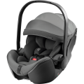Fotelik samochodowy Britax Römer Baby-Safe Pro w kolorze szarym style Mineral Grey, z tapicerką premium i ergonomicznym zagłówkiem
