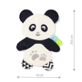 Babyono 1558 przytulanka-szeleścik panda polly przeznaczona dla dzieci od pierwszych dni życia