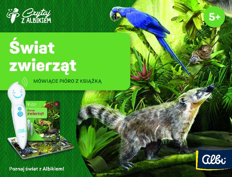 Czytaj z Albikiem, Zestaw Świat Zwierząt