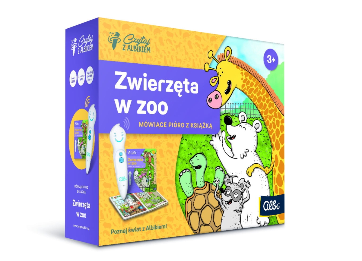 Czytaj z Albikiem, Zestaw Zwierzęta w ZOO