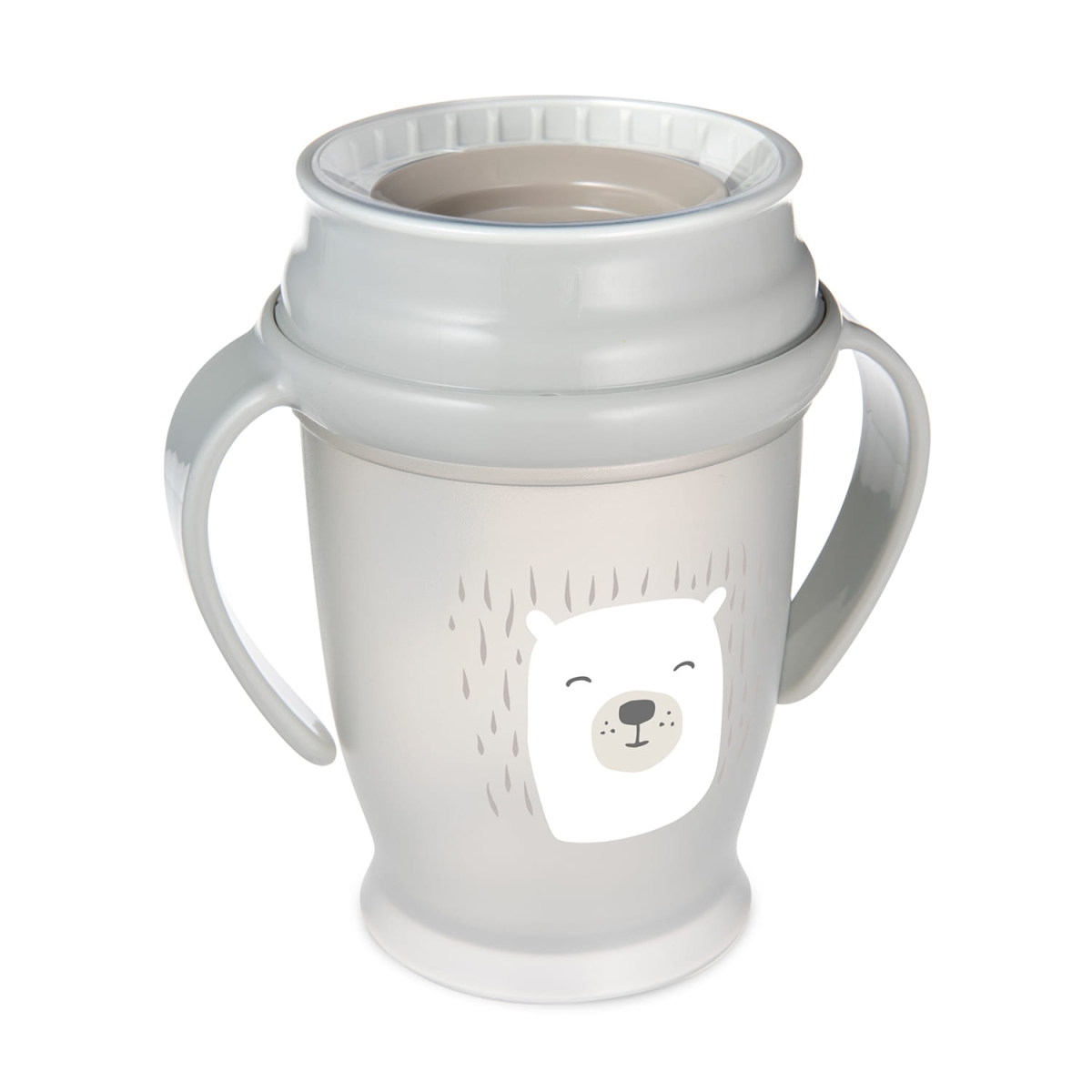 Kubek LOVI 360° Buddy Bear – wygodne uchwyty, antybakteryjny ustnik, pojemność 250 ml