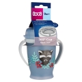 Kubek LOVI 360° 250 ml Wild Soul Boy w opakowaniu – kubek treningowy dla dzieci od 9 miesiąca, z antybakteryjną nakrętką i ergonomicznymi uchwytami