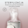Babyono 1599 bezpieczna, parowa sterylizacja smoczków, butelek