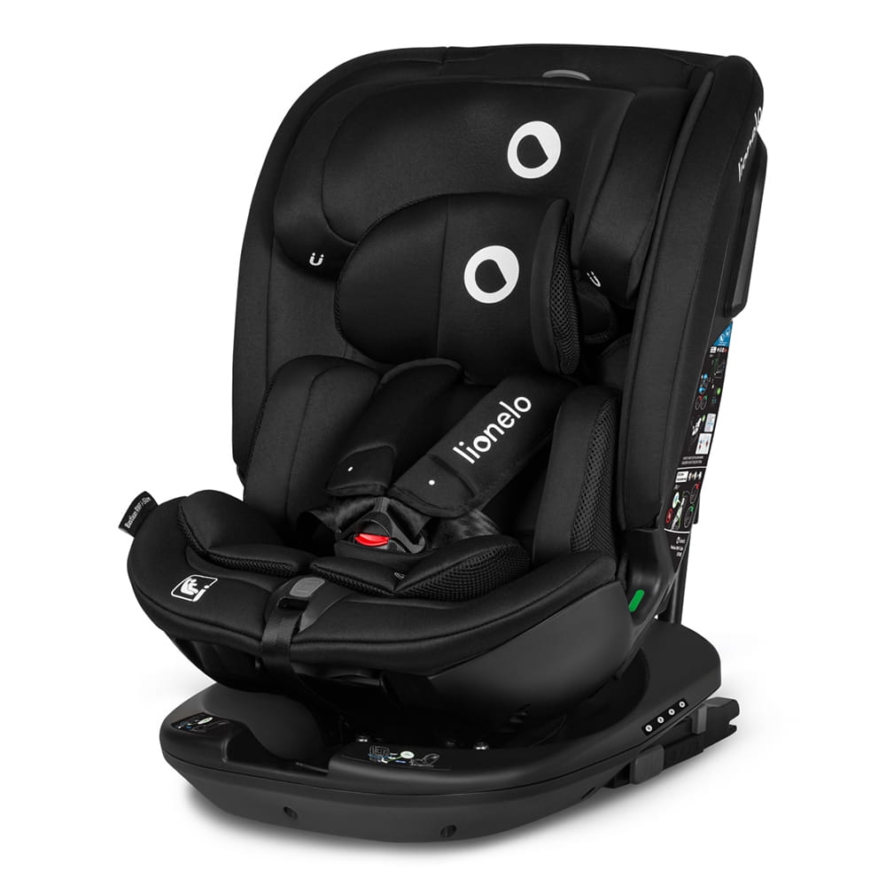 Lionelo fotelik samochodowy Bastiaan RWF i-Size Black Carbon czarny
