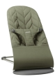 BabyBjorn lezaczek Bliss Woven Petal Quilt Ciemnozielony