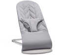 BabyBjorn lezaczek Bliss Woven Petal Quilt jasnoszary