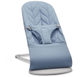 BabyBjorn lezaczek Bliss Woven Petal Quilt niebieski