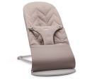 BabyBjorn lezaczek Bliss Woven Petal Quilt piaskowoszary